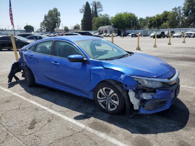 2HGFC2E52HH551878 - 2017 HONDA CIVIC LX 蓝色 照片 4