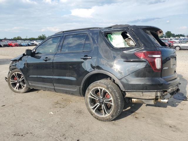 1FM5K8GT4FGC46902 - 2015 FORD EXPLORER SPORT შავი ფოტო 2