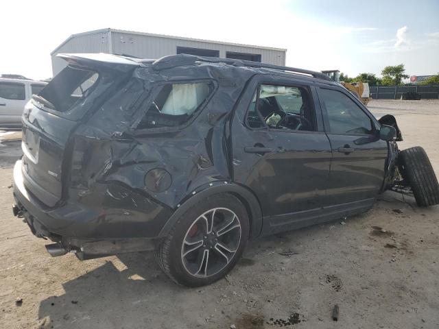 1FM5K8GT4FGC46902 - 2015 FORD EXPLORER SPORT შავი ფოტო 3