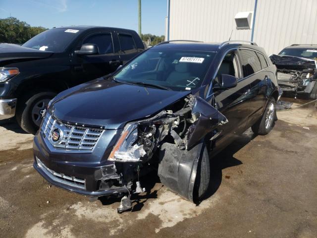 3GYFNBE38ES639084 - 2014 CADILLAC SRX LUXURY COLLECTION BLUE photo 2