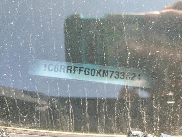 1C6RRFFG0KN733621 - 2019 RAM 1500 BIG HORN/LONE STAR BLACK photo 12