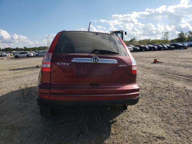 5J6RE4H77BL080622 - 2011 HONDA CR-V EXL RED photo 6