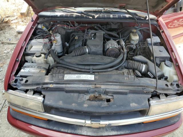 1GCCS1452YK295623 - 2000 CHEVROLET S TRUCK S10 BURGUNDY photo 11