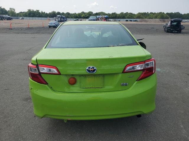 4T1BD1FK4EU120021 - 2014 TOYOTA CAMRY HYBRID GREEN photo 6