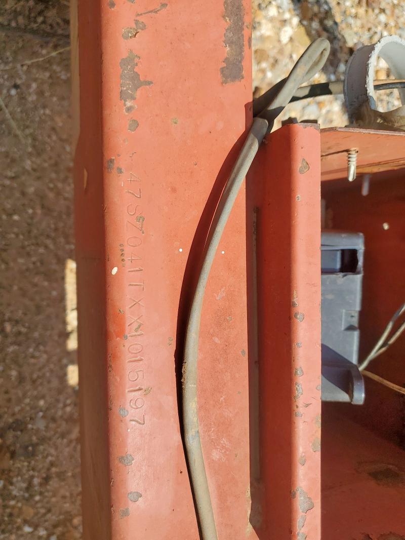 47SZ041TXX1015197 - 1999 UTILITY TRAILER Czerwony zdjęcie 8