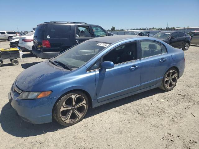 1HGFA16507L067627 - 2007 HONDA CIVIC LX BLUE photo 1