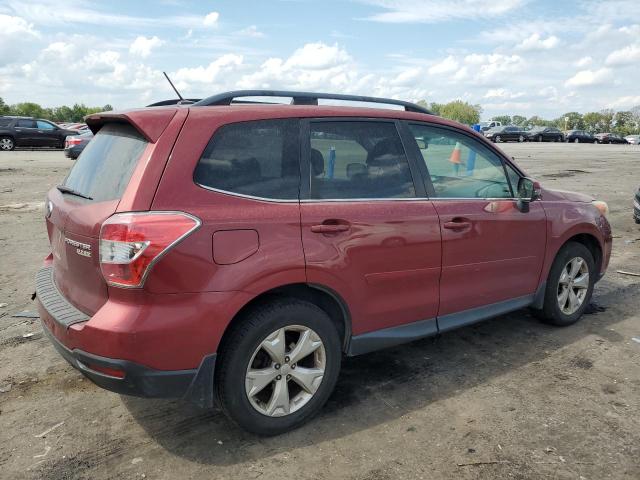 JF2SJAMC4EH489433 - 2014 SUBARU FORESTER 2.5I TOURING RED photo 3