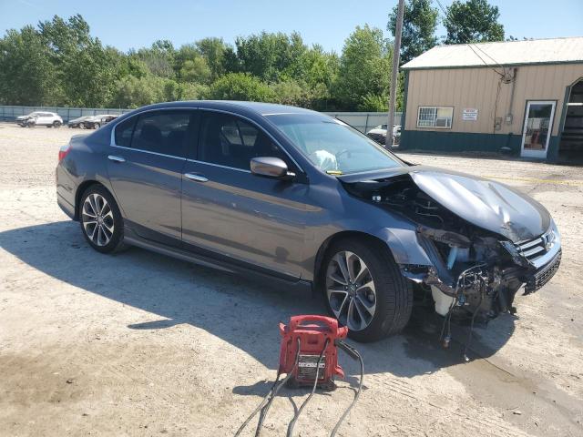 1HGCR2F5XDA225187 - 2013 HONDA ACCORD SPORT GRAY photo 4