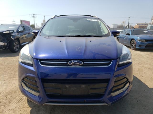 1FMCU0J99DUB14359 - 2013 FORD ESCAPE TITANIUM BLUE photo 5