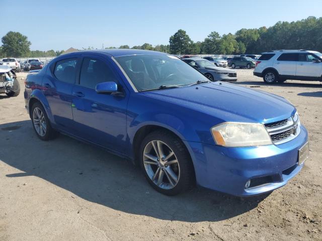 1C3CDZEG2CN185742 - 2012 DODGE AVENGER SXT BLUE photo 4