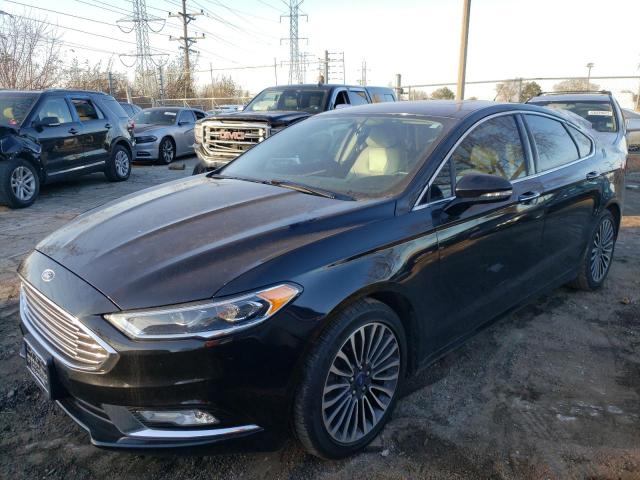 3FA6P0K96HR168177 - 2017 FORD FUSION TITANIUM BLACK photo 1