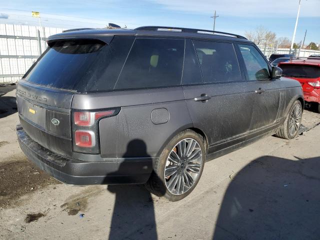 SALGV5SE8MA419986 - 2021 LAND ROVER RANGE ROVE AUTOBIOGRAPHY GRAY photo 3