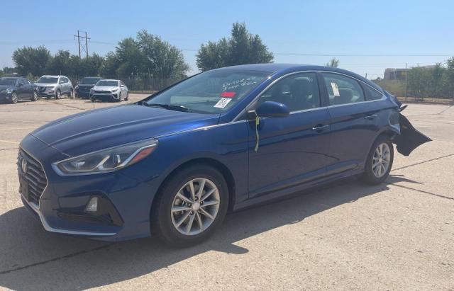 5NPE24AA9KH803409 - 2019 HYUNDAI SONATA ECO TURBO BLUE photo 2