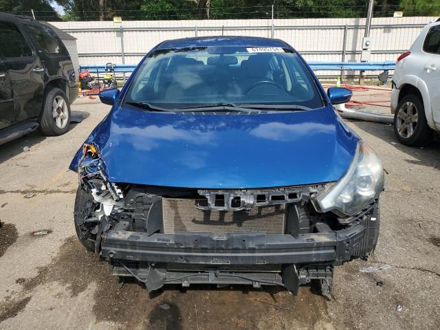 KNAFX5A84E5241526 - 2014 KIA FORTE EX BLUE photo 5