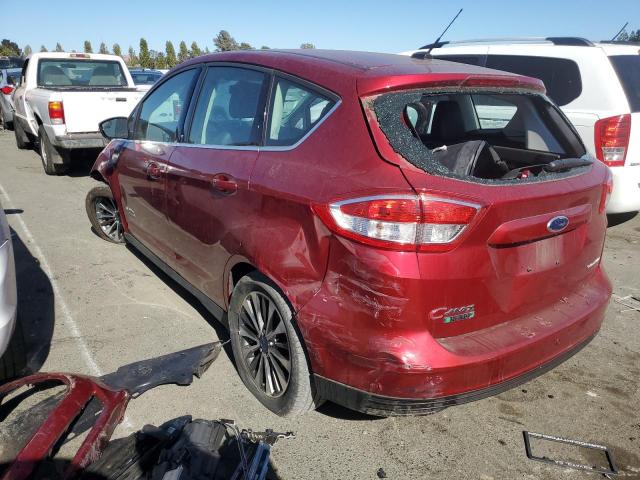 1FADP5FU2HL105871 - 2017 FORD C-MAX TITANIUM RED photo 2