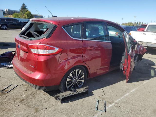 1FADP5FU2HL105871 - 2017 FORD C-MAX TITANIUM RED photo 3