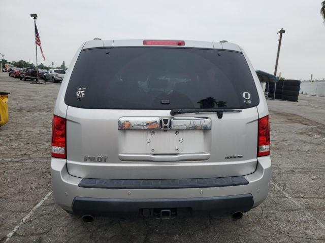 5FNYF388X9B007663 - 2009 HONDA PILOT TOURING SILVER photo 6