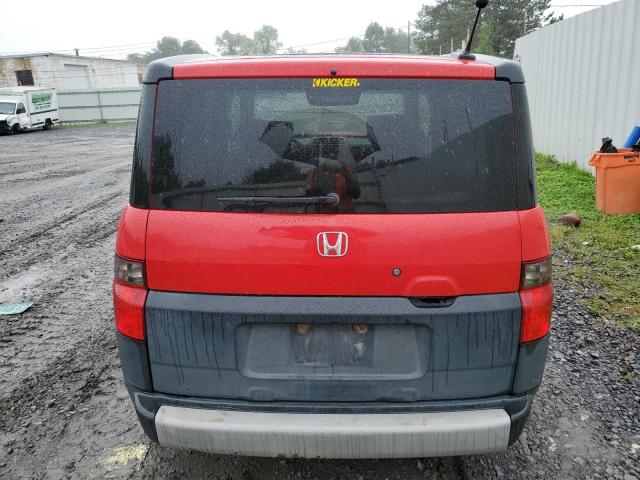 5J6YH28646L008751 - 2006 HONDA ELEMENT EX RED photo 6