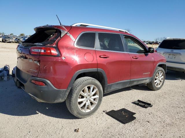 1C4PJMDS2FW564852 - 2015 JEEP CHEROKEE LIMITED RED photo 3