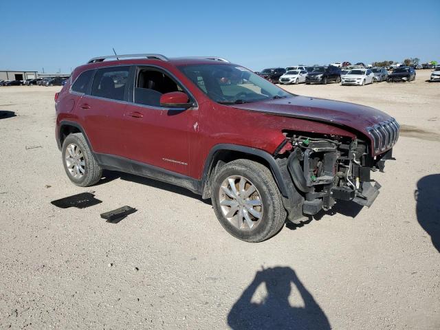 1C4PJMDS2FW564852 - 2015 JEEP CHEROKEE LIMITED RED photo 4