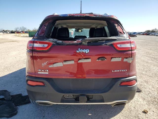 1C4PJMDS2FW564852 - 2015 JEEP CHEROKEE LIMITED RED photo 6
