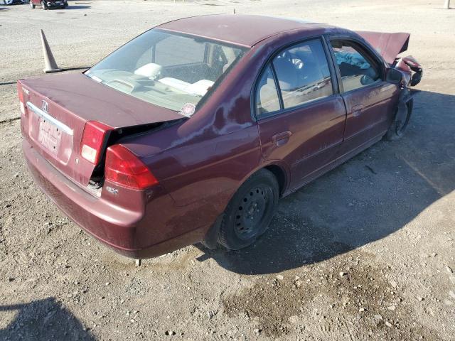 1HGES26782L036375 - 2002 HONDA CIVIC EX RED photo 3