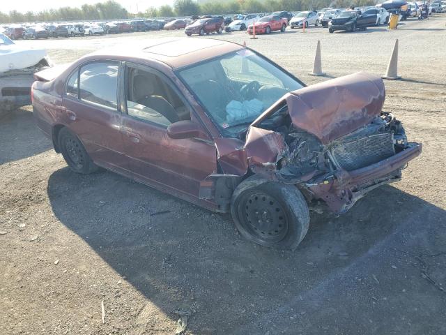 1HGES26782L036375 - 2002 HONDA CIVIC EX RED photo 4