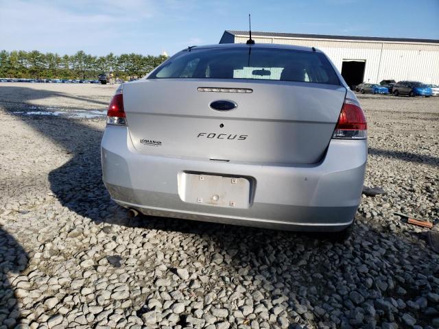 1FAHP34N08W150579 - 2008 FORD FOCUS S/SE SILVER photo 6