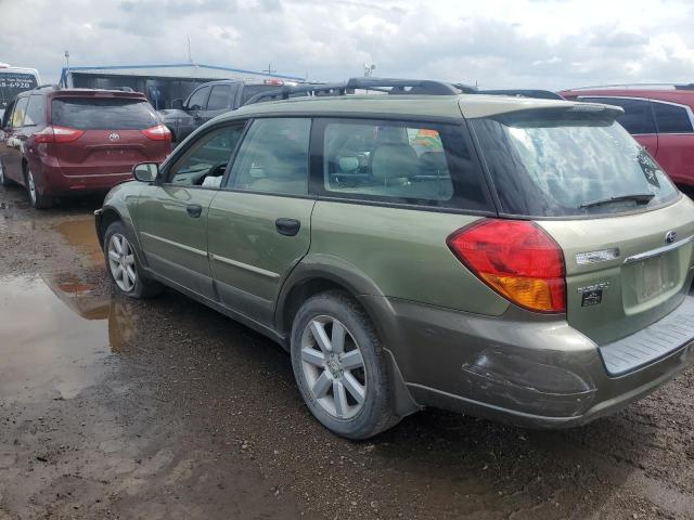 4S4BP61C177329187 - 2007 SUBARU LEGACY OUTBACK 2.5I GREEN photo 2