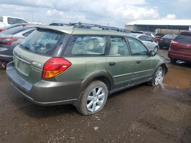 4S4BP61C177329187 - 2007 SUBARU LEGACY OUTBACK 2.5I GREEN photo 3