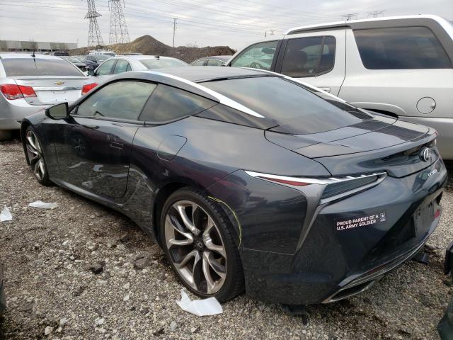 JTHHP5AY9JA002209 - 2018 LEXUS LC 500 GRAY photo 2