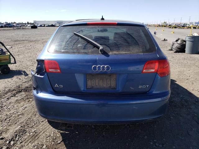 WAUNF78P17A139246 - 2007 AUDI A3 2.0 PREMIUM BLUE photo 6