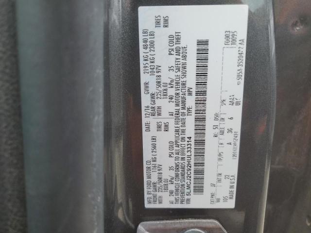 5LMCJ2C92HUL33314 - 2017 LINCOLN MKC SELECT Grau Foto 13