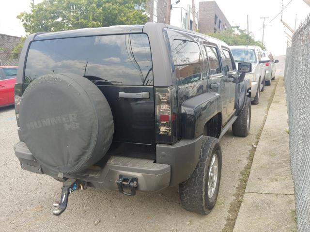 5GTDN13E378208104 - 2007 HUMMER H3 BLACK photo 4