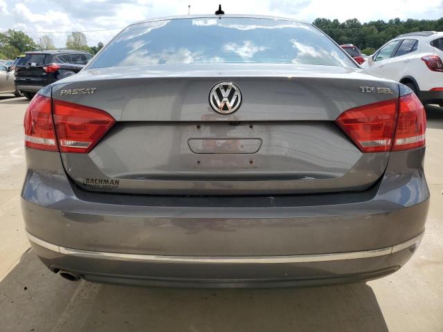 1VWCN7A32EC043418 - 2014 VOLKSWAGEN PASSAT SEL GRAY photo 6