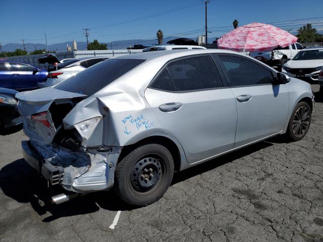 2T1BURHE6FC229783 - 2015 TOYOTA COROLLA S L SILVER photo 3