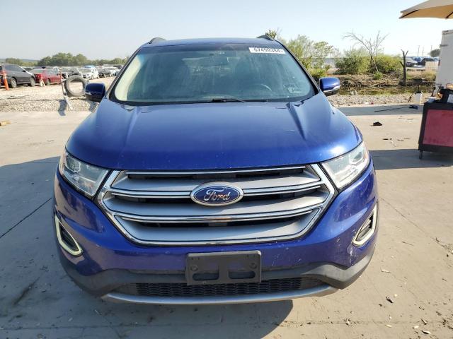 2FMTK3J99FBC20200 - 2015 FORD EDGE SEL BLUE photo 5