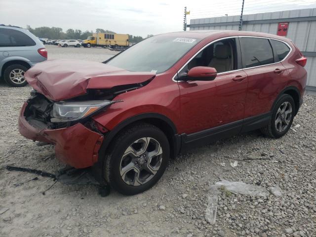 5J6RW2H86JL014281 - 2018 HONDA CR-V EXL RED photo 1