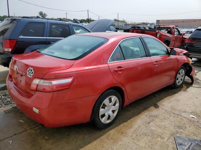 4T1BE46K18U214179 - 2008 TOYOTA CAMRY CE RED photo 3