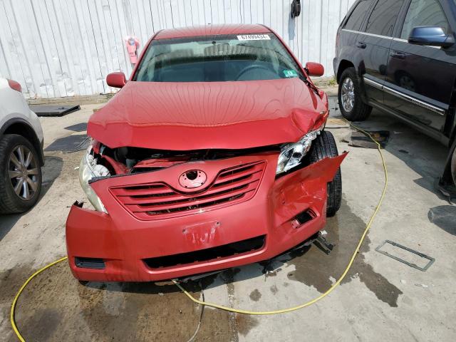 4T1BE46K18U214179 - 2008 TOYOTA CAMRY CE RED photo 5