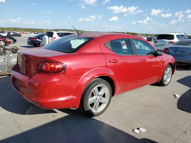 1C3CDZCB5CN312152 - 2012 DODGE AVENGER SXT RED photo 3