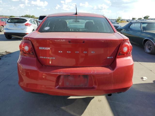 1C3CDZCB5CN312152 - 2012 DODGE AVENGER SXT RED photo 6