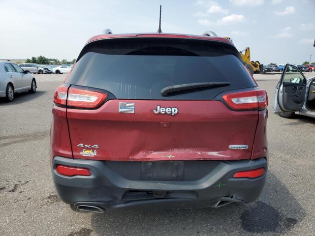 1C4PJMCSXFW551431 - 2015 JEEP CHEROKEE LATITUDE MAROON photo 6