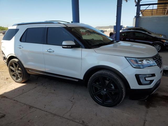 1FM5K8F83HGD04613 - 2017 FORD EXPLORER LIMITED WHITE photo 4