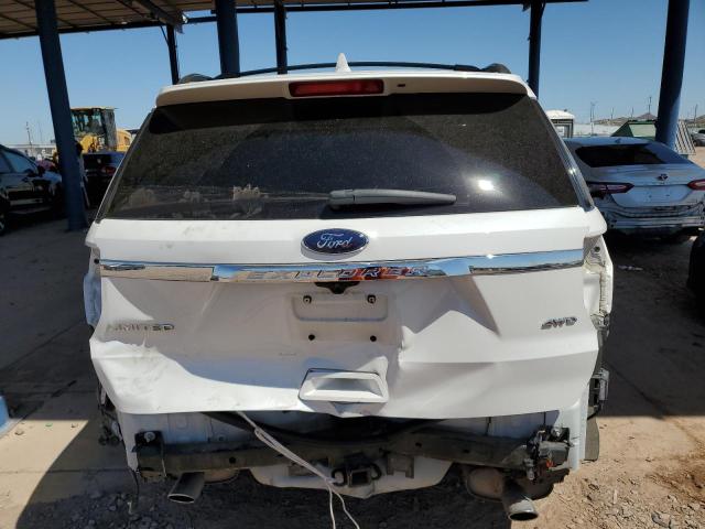 1FM5K8F83HGD04613 - 2017 FORD EXPLORER LIMITED WHITE photo 6