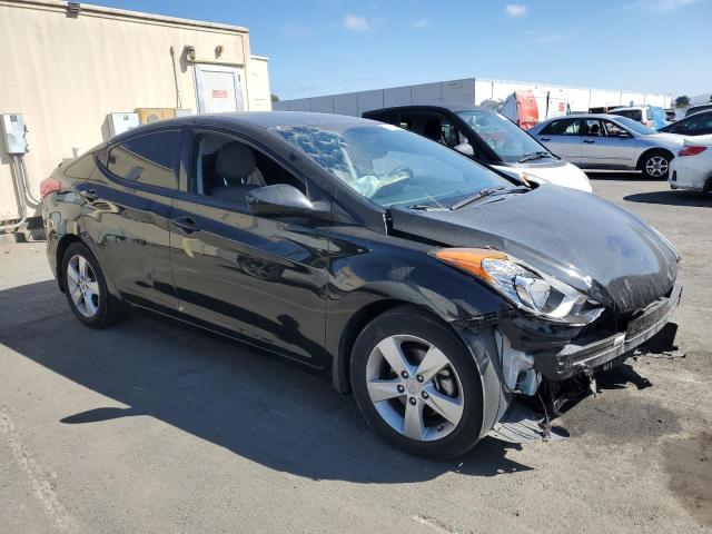 5NPDH4AE2DH414918 - 2013 HYUNDAI ELANTRA GLS BLACK photo 4