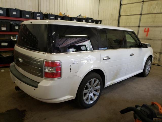 2FMHK6DC4ABB21307 - 2010 FORD FLEX LIMITED WHITE photo 3