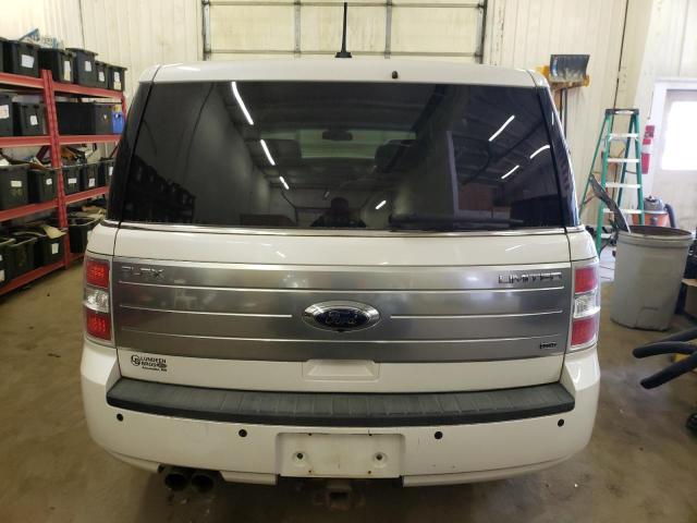 2FMHK6DC4ABB21307 - 2010 FORD FLEX LIMITED WHITE photo 6