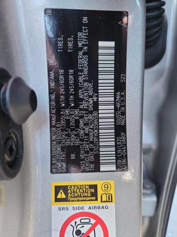 5TDJZRFH0KS584590 - 2019 TOYOTA HIGHLANDER SE 银色 照片 13