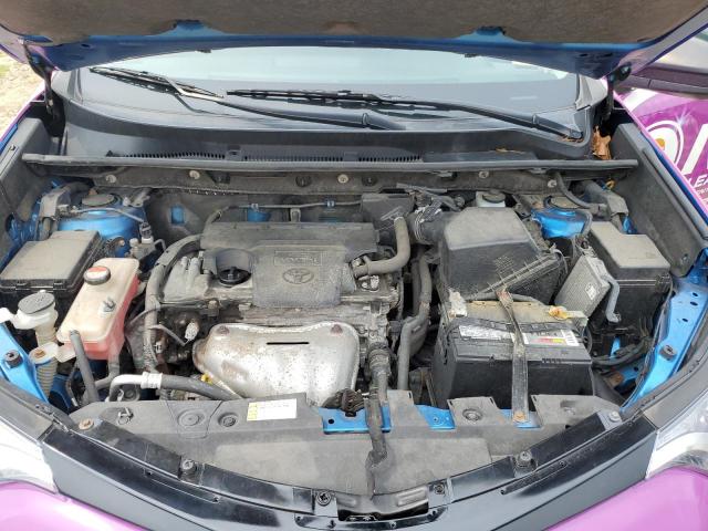 JTMBFREV6GJ055296 - 2016 TOYOTA RAV4 LE BLUE photo 12
